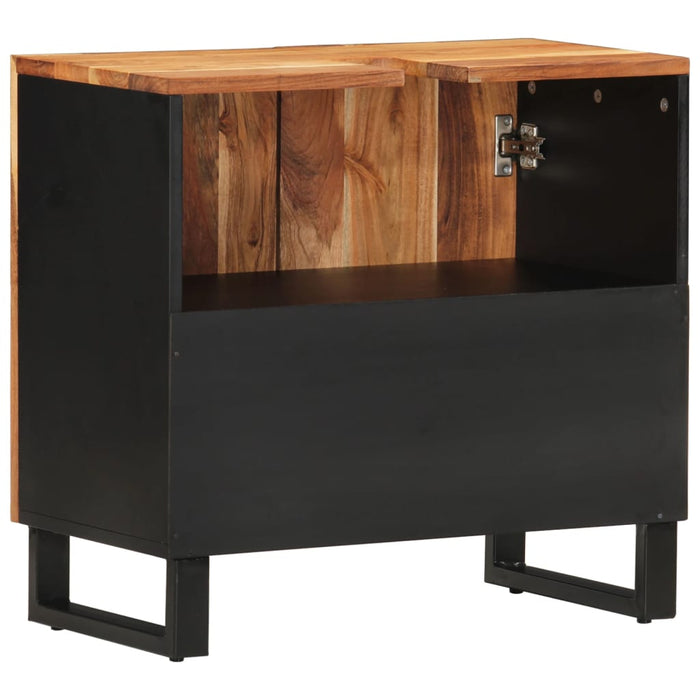 Dulap de chiuvetă 62x33x58 cm lemn masiv acacia & lemn compozit - WALTI WALTI