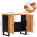 Dulap de chiuvetă 62x33x58 cm lemn masiv acacia & lemn compozit - WALTI WALTI