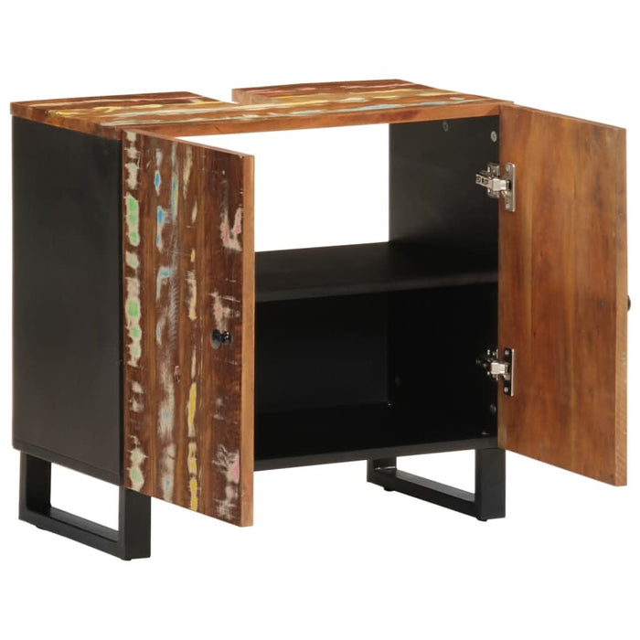 Dulap de chiuvetă 62x33x58 cm lemn masiv reciclat&lemn compozit - WALTI WALTI