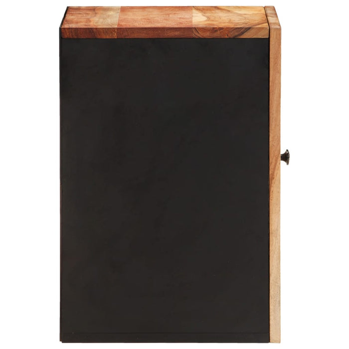 Dulap de perete de baie, 38x33x48 cm, lemn masiv de acacia WALTI