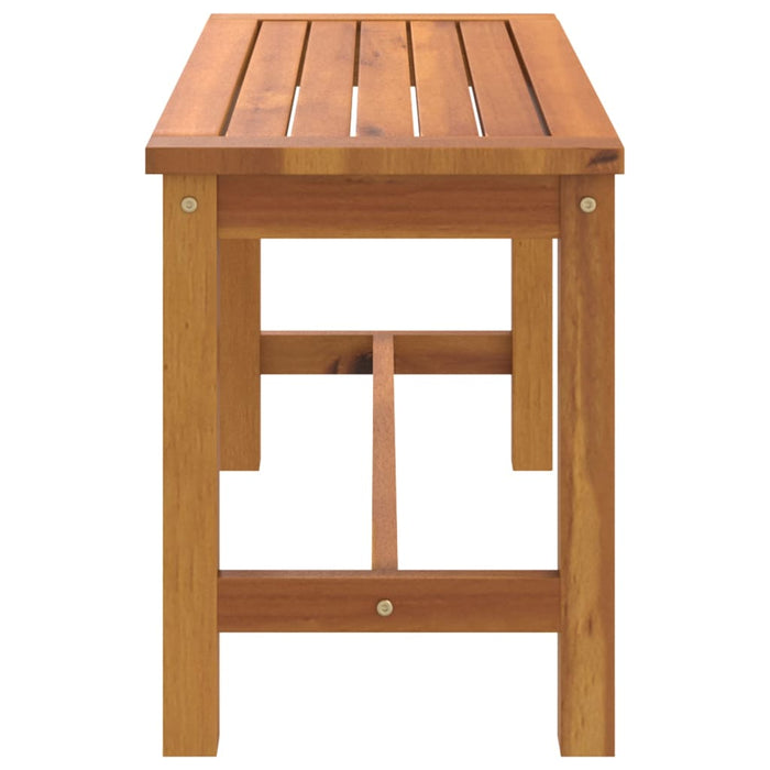 Bancă de grădină 80x35x45 cm, lemn masiv de acacia - WALTI WALTI