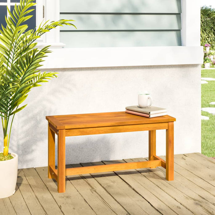 Bancă de grădină 80x35x45 cm, lemn masiv de acacia - WALTI WALTI