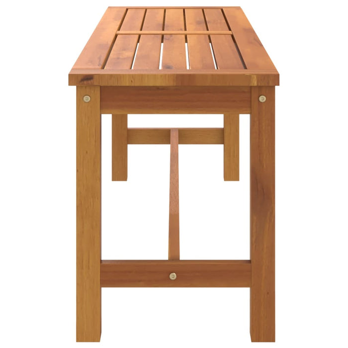 Bancă de grădină, 110x35x45 cm, lemn masiv de acacia - WALTI WALTI
