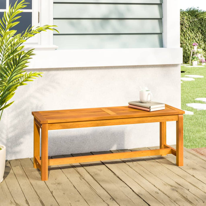 Bancă de grădină, 110x35x45 cm, lemn masiv de acacia - WALTI WALTI