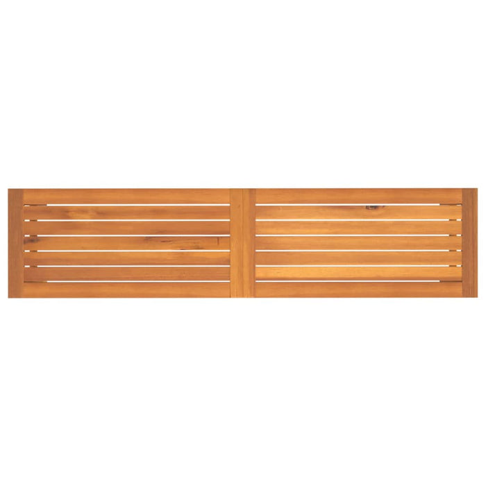 Bancă de grădină, 150x35x45 cm, lemn masiv de acacia - WALTI WALTI