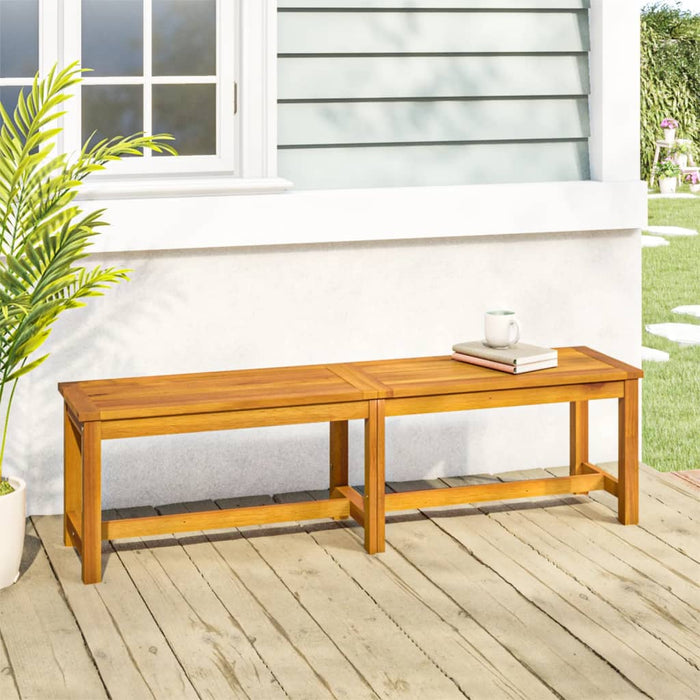 Bancă de grădină, 150x35x45 cm, lemn masiv de acacia - WALTI WALTI