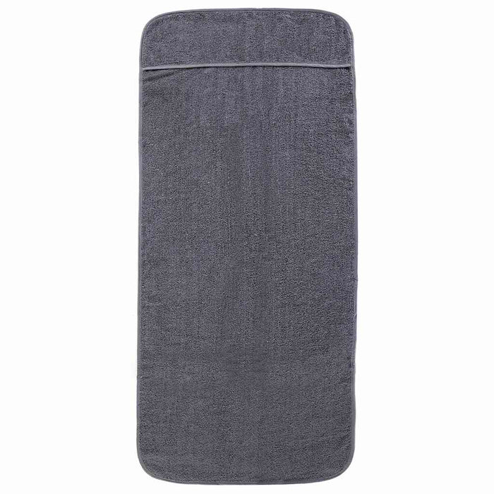 Prosoape de plajă, 2 buc., antracit, 60x135 cm, textil 400 GSM - WALTI WALTI