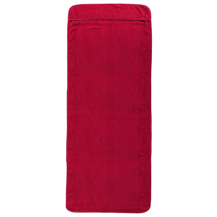 Prosoape de plajă, 2 buc., vișiniu, 60x135 cm, textil 400 GSM - WALTI WALTI