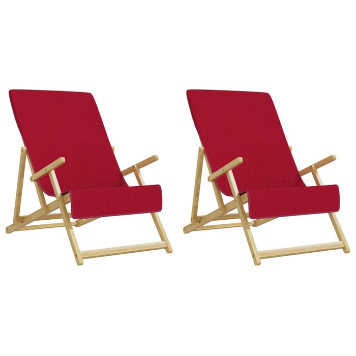 Prosoape de plajă, 2 buc., vișiniu, 60x135 cm, textil 400 GSM - WALTI WALTI