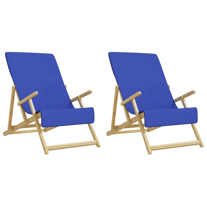 Prosoape de plajă, 2 buc., albastru, 60x135 cm, textil 400 GSM - WALTI WALTI