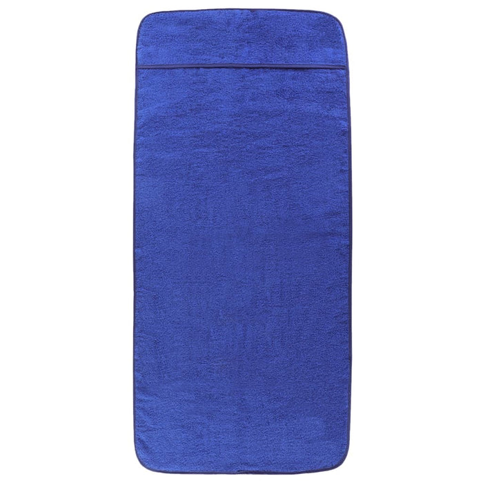 Prosoape de plajă, 2 buc., albastru, 75x200 cm, textil 400 GSM - WALTI WALTI