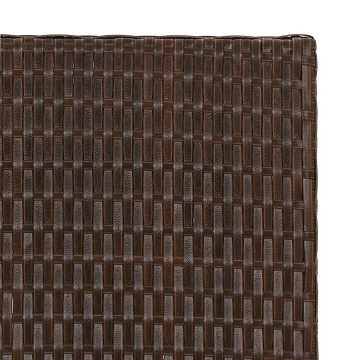 Masă de bistro pliabilă, maro, 45x35x32 cm, poliratan - WALTI WALTI