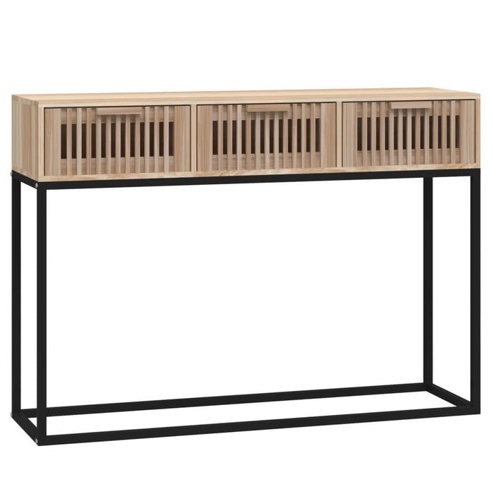 Masă consolă, 105x30x75 cm, lemn prelucrat și fier - WALTI WALTI