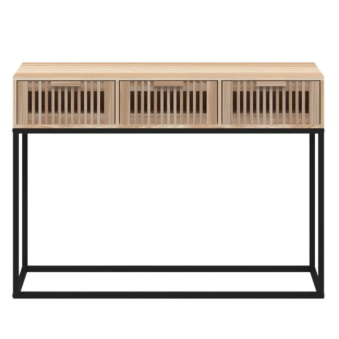 Masă consolă, 105x30x75 cm, lemn prelucrat și fier - WALTI WALTI