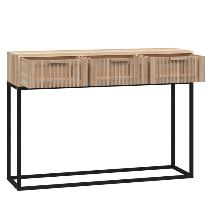 Masă consolă, 105x30x75 cm, lemn prelucrat și fier - WALTI WALTI