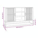Dulap, alb, 105x30x65 cm, lemn prelucrat - WALTI WALTI