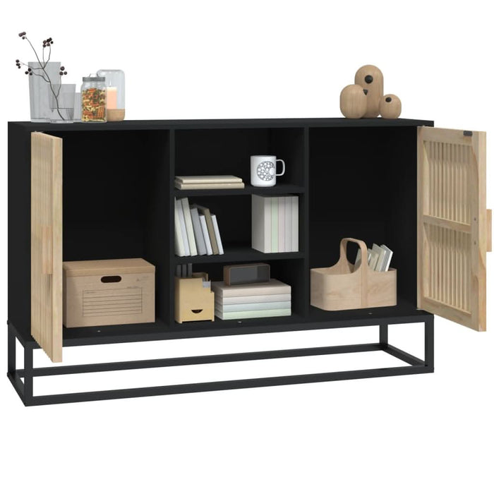 Dulap, negru, 105x30x65 cm, lemn prelucrat - WALTI WALTI