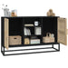 Dulap, negru, 105x30x65 cm, lemn prelucrat - WALTI WALTI