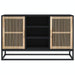 Dulap, negru, 105x30x65 cm, lemn prelucrat - WALTI WALTI