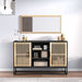 Dulap, negru, 105x30x65 cm, lemn prelucrat - WALTI WALTI