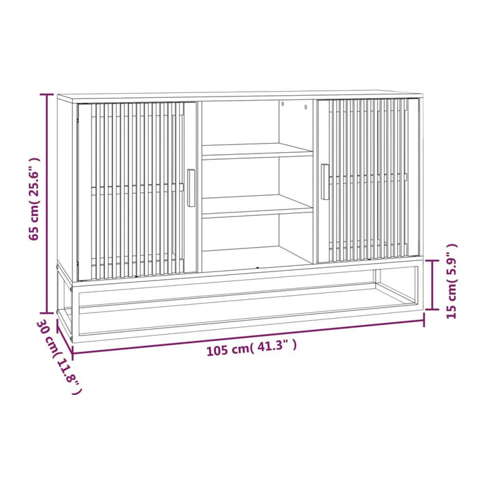 Dulap, 105x30x65 cm, lemn prelucrat - WALTI WALTI