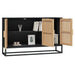 Dulap, negru, 105x30x65 cm, lemn prelucrat - WALTI WALTI