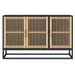 Dulap, negru, 105x30x65 cm, lemn prelucrat - WALTI WALTI