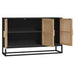 Dulap, negru, 105x30x65 cm, lemn prelucrat - WALTI WALTI