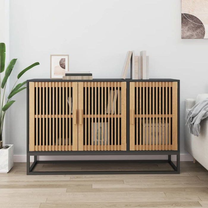 Dulap, negru, 105x30x65 cm, lemn prelucrat - WALTI WALTI