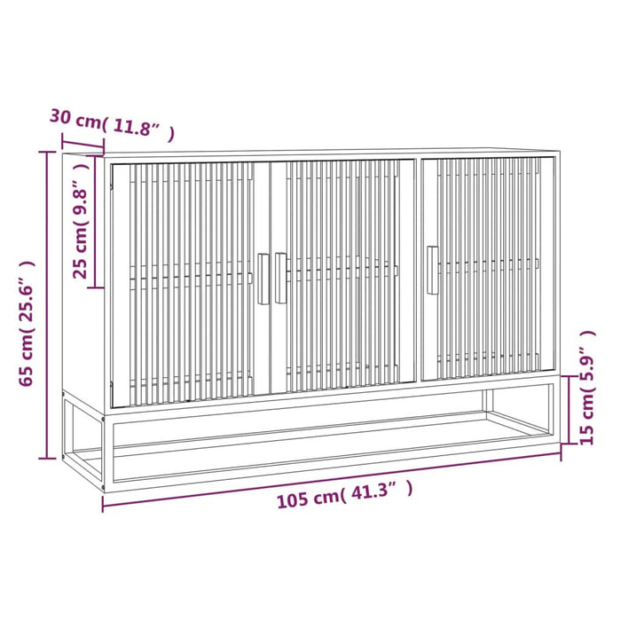Dulap, 105x30x65 cm, lemn prelucrat - WALTI WALTI
