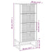 Dulap înalt, 40x30x95 cm, lemn prelucrat - WALTI WALTI