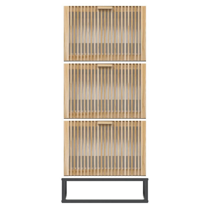Pantofar, alb, 52x25x120 cm, lemn prelucrat - WALTI WALTI