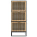 Pantofar, negru, 52x25x120 cm, lemn prelucrat - WALTI WALTI