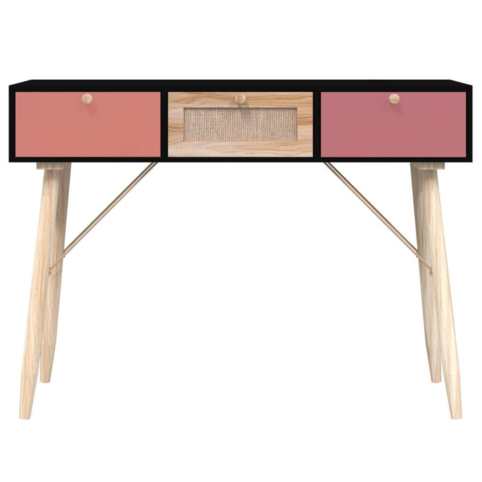 Masă consolă cu sertare, 105x30x75 cm, lemn prelucrat WALTI