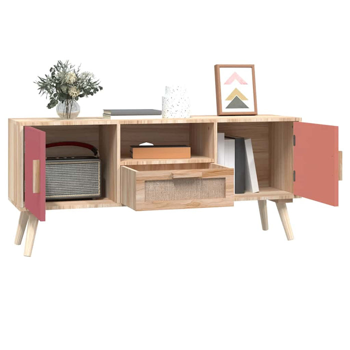 Comodă TV cu uși, 105x30x45 cm, lemn prelucrat WALTI