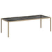Masă de Grădină Bej 250 x 100 x 75 cm poliratan - WALTI WALTI