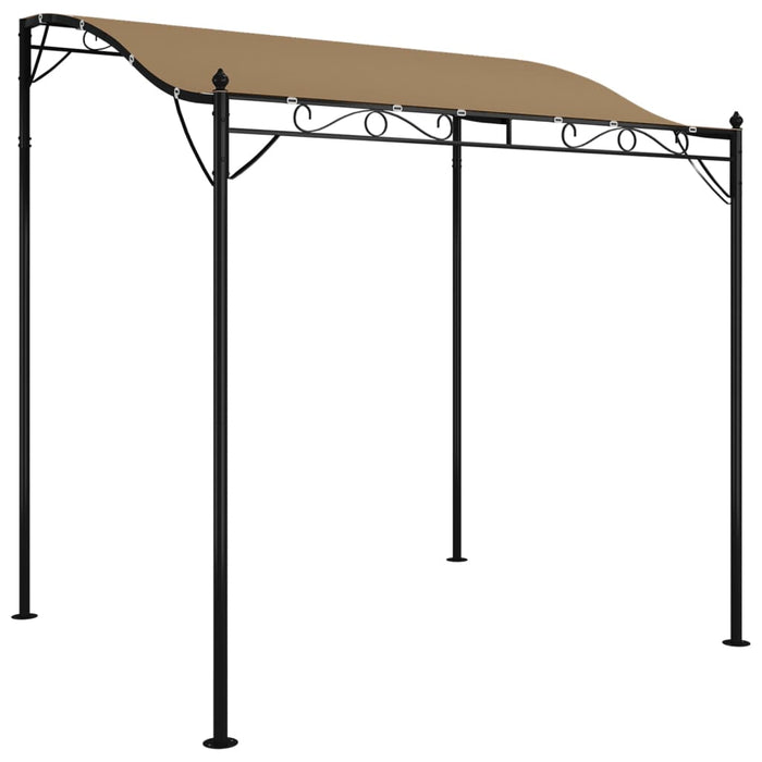 Baldachin, gri taupe, 2x2,3 m, 180 g/m², țesătură și oțel - WALTI WALTI