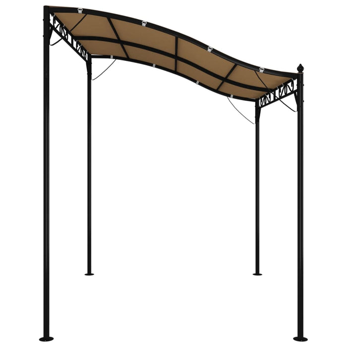 Baldachin, gri taupe, 2x2,3 m, 180 g/m², țesătură și oțel - WALTI WALTI