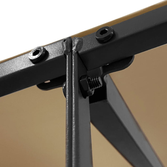 Baldachin, gri taupe, 2x2,3 m, 180 g/m², țesătură și oțel - WALTI WALTI