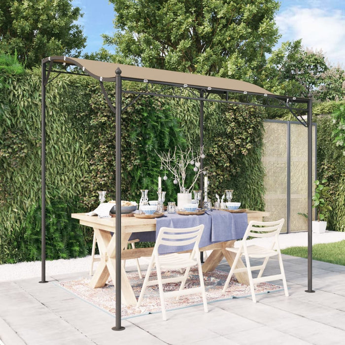 Baldachin, gri taupe, 2x2,3 m, 180 g/m², țesătură și oțel - WALTI WALTI