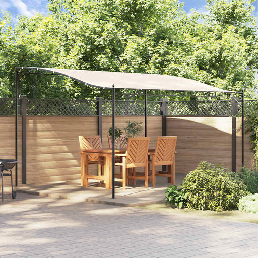 Baldachin, crem, 4x3 m 180 g/m², țesătură și oțel - WALTI WALTI