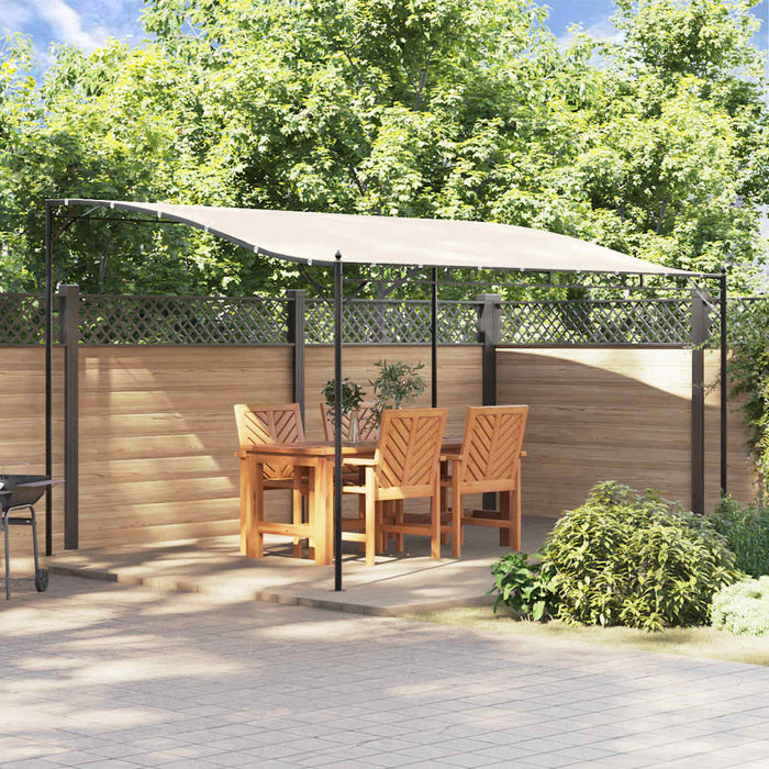 Baldachin, crem, 4x3 m 180 g/m², țesătură și oțel - WALTI WALTI