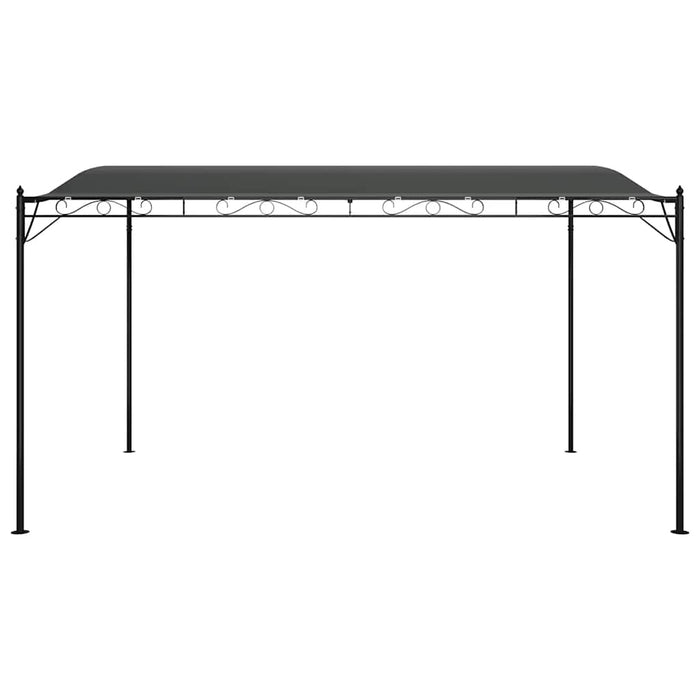 Copertină, antracit, 4x3 m, 180 g/m², material textil și oțel - WALTI WALTI
