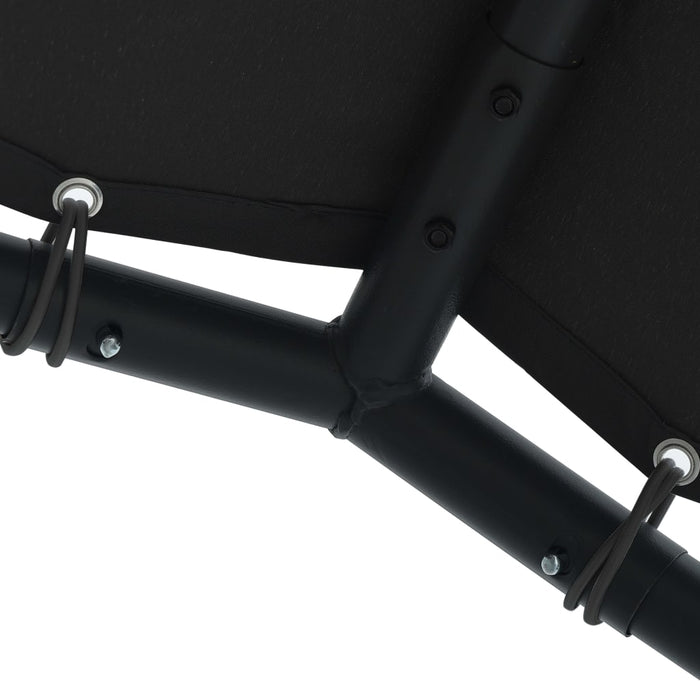 Cort pavilion, antracit, 4x4 m, oțel și material textil - WALTI WALTI