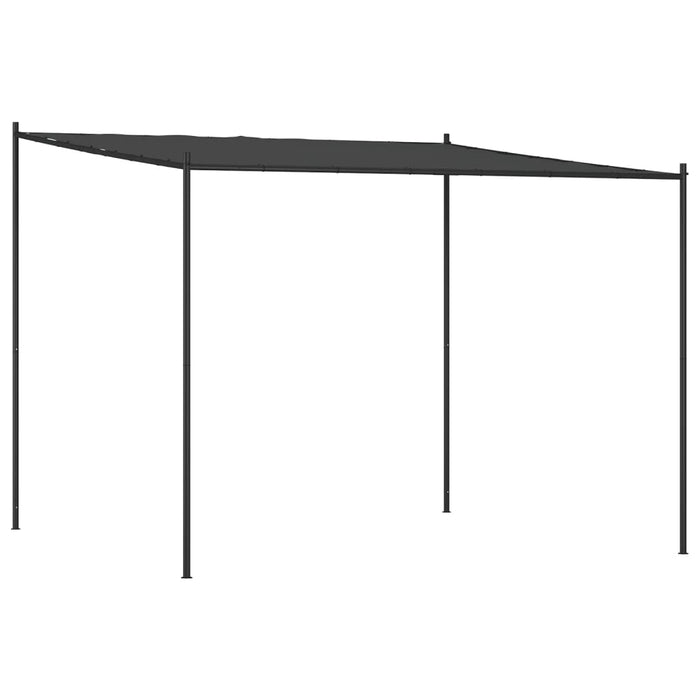 Foișor, antracit, 3x3 m, 180 g/m², material textil și oțel - WALTI WALTI
