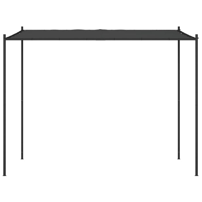 Foișor, antracit, 3x3 m, 180 g/m², material textil și oțel - WALTI WALTI