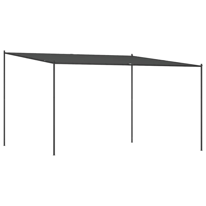 Foișor, antracit, 4x4 m, 180 g/m², material textil și oțel - WALTI WALTI