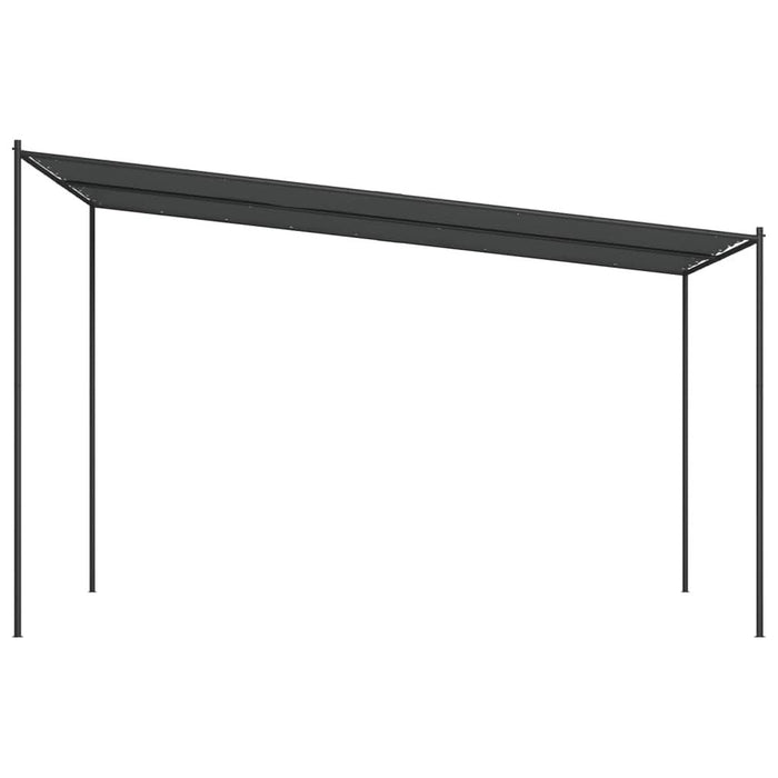 Foișor, antracit, 4x4 m, 180 g/m², material textil și oțel - WALTI WALTI