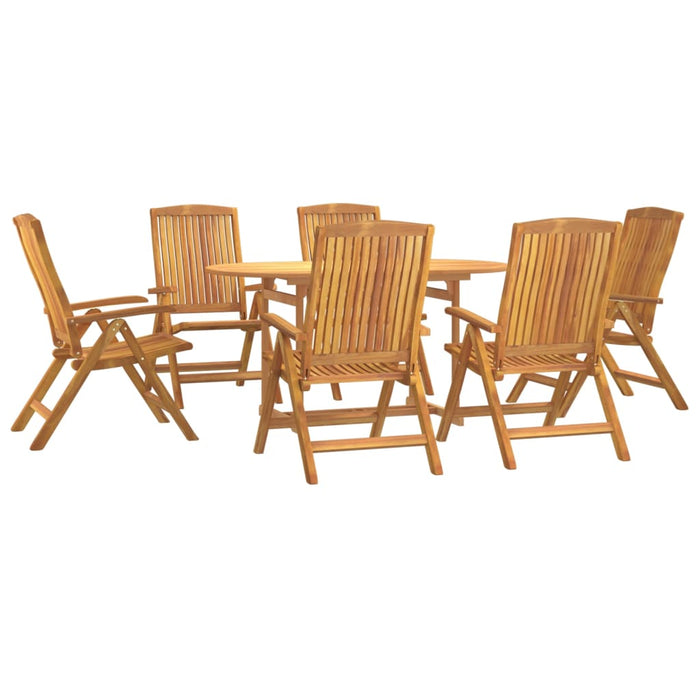 Set mobilier de grădină, 7 piese, lemn masiv de tec - WALTI WALTI
