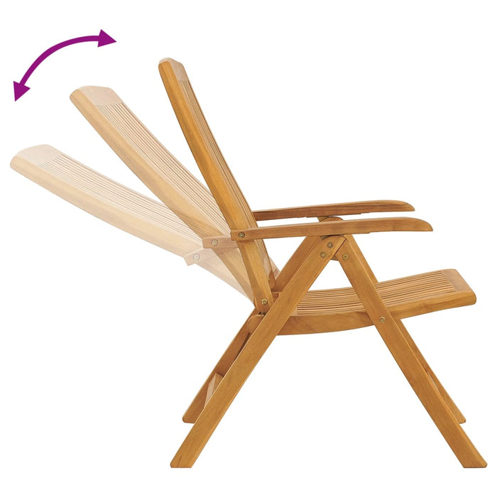Set mobilier de grădină, 7 piese, lemn masiv de tec - WALTI WALTI